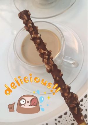 صورة لوصفة قهوة فرنسية بالبندق