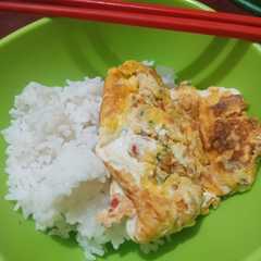 Dadar Telur dengan Sambal Kecepai-レシピのメイン写真