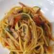 Színpompás zöldséges spagetti