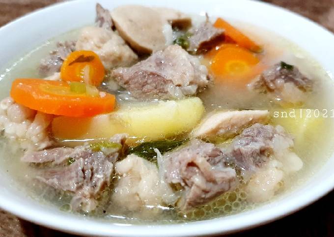 Sop Daging Tetelan 🇲🇨 #masakanindo