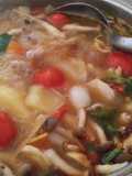 Tom Yum with Chicken Breast and Chicken Feet