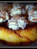Pudín de pan y chocolate blanco