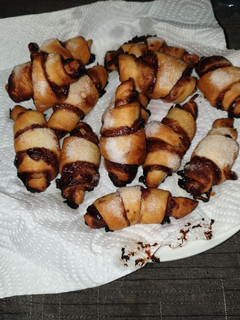 Una foto de Croasanes de chocolate