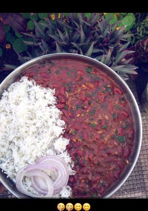 A picture of Rajma Rice.