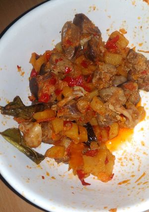 Foto resep Ati ampela kentang balado