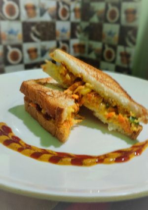 मस्टर्ड सॉस सैंडविच रेसिपी मुख्य फोटो