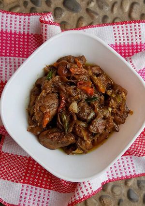 Foto resep Goreng Asem Ati Ampela Ayam