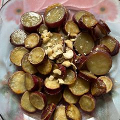 A picture of Caramelised Sweet Potatoes Navaratri fasting recipe (quick and easy recipe).