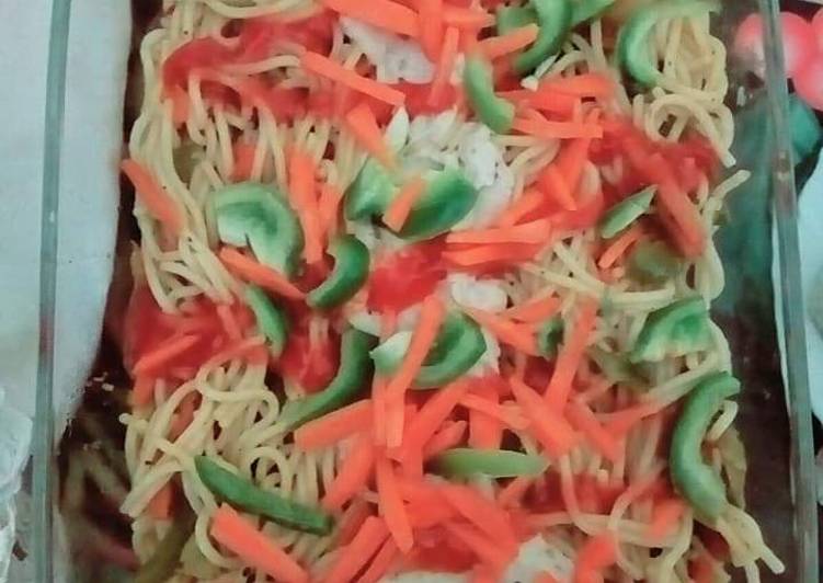 Steps to Make Yummy Spicy Spaghetties