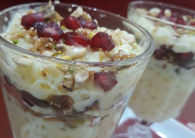 Twisted sabudana kheer recipe