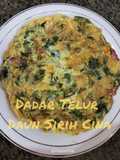 Dadar Telur Daun Sirih Cina