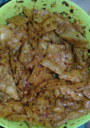 Foto resep Kripik kulit pangsit