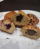 Muffins rellenos low carb