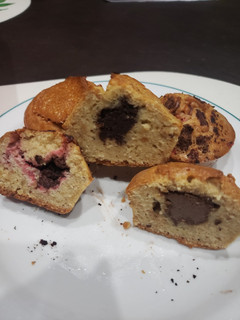 Una foto de Muffins rellenos low carb