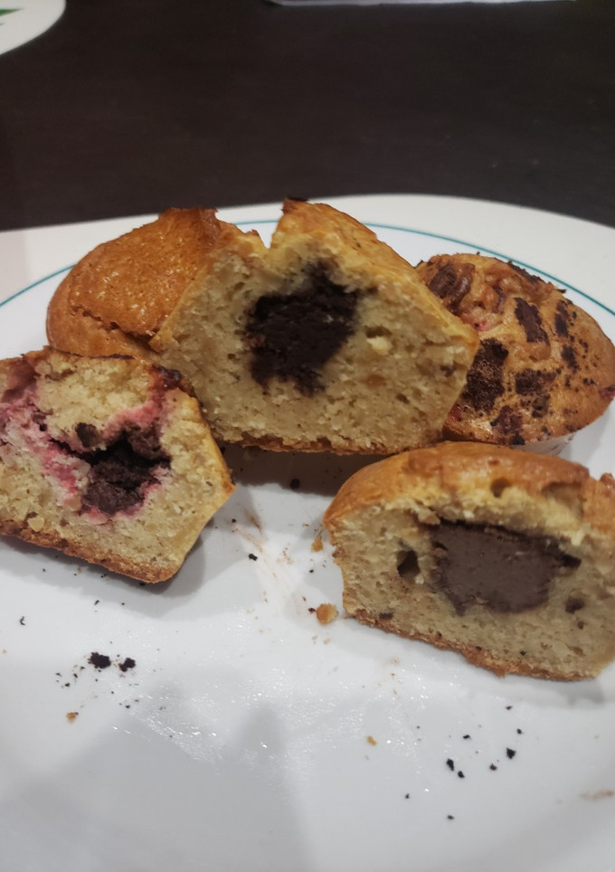 Una foto de Muffins rellenos low carb