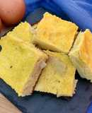 Frittata con yogurt greco magro e carciofini