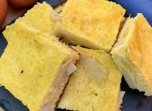 Foto di Frittata con yogurt greco magro e carciofini