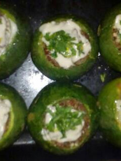 Una foto de Zapallitos rellenos