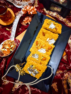 A picture of Sweet Egg Slices.(Mesub).