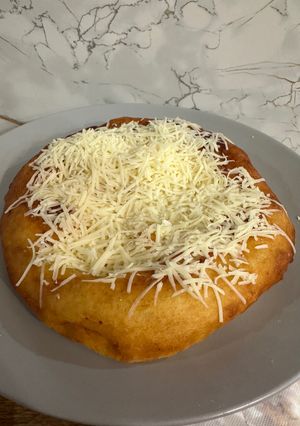 Burgonyás lángos recept fotója