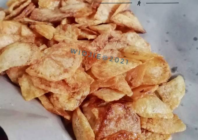 Resep Keripik Kentang Ori (Pelengkap Soto), Menggugah Selera