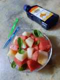 Fraîcheur d'été au basilic et fleur d'oranger 🍉🍈🌱