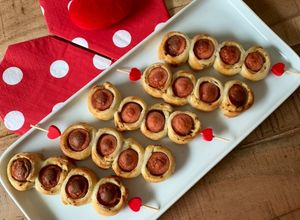 Une photo de ☆Brochettes de Petits Feuilletés Saucisses à la Moutarde☆