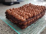 Una foto de chocotorta con chocolinas