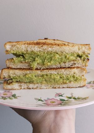 Una foto de Relleno de garbanzos y palta