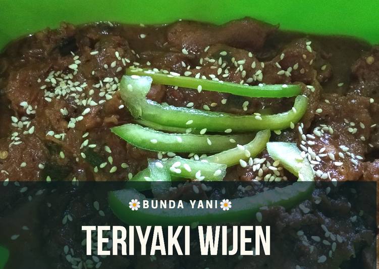 Teriyaki wijen lada hitam