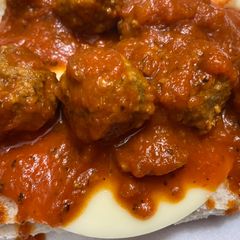 A picture of Meatball subs.