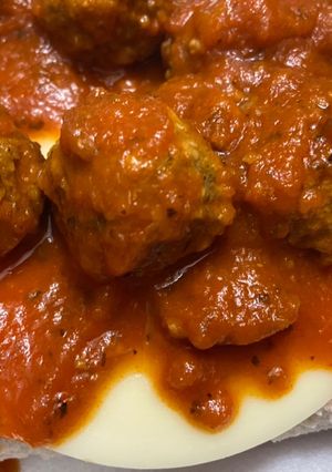 A picture of Meatball subs.