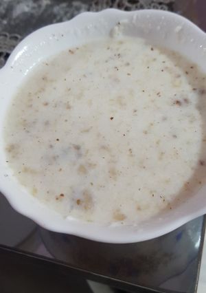 صورة لوصفة بليلة باللبن و والمكسرات 😋🧣