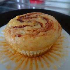 A picture of Banana & Hazelnut Chocolate Muffins.