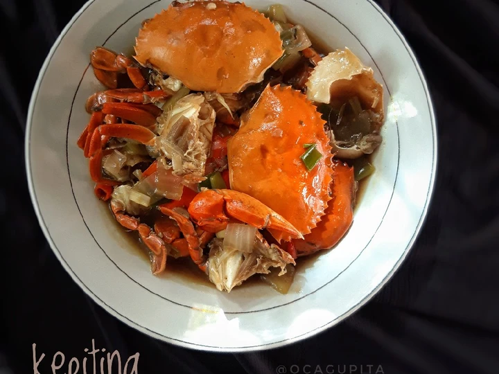 Cara Mudah Membikin Resep Kepiting saus lada hitam yang  Bikin Ketagihan Anti Ribet, Sempurna