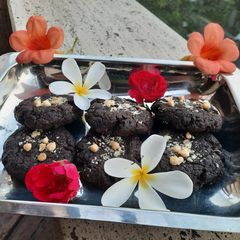 A picture of Chocolate brookies.