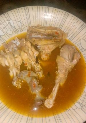 A picture of Chicken pepper soup.