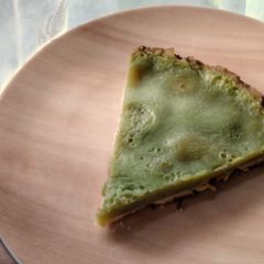A picture of Matcha Milk Pie.