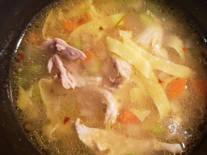 Easy Steps to Prepare Grandma&amp;#39;s Homemade Chicken Noodle Soup the So Delicious Tasty