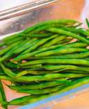 Preparation of string beans