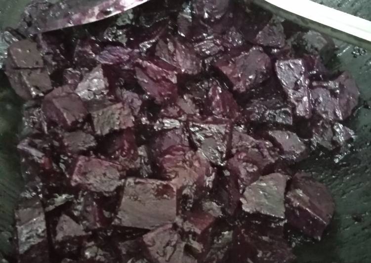 Cara Membuat Oseng oseng ubi ungu simple and praktis Anti Gagal