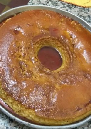 Una foto de Flan casero