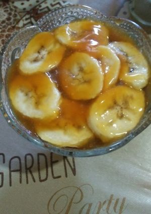 صورة لوصفة تحلية بالموز