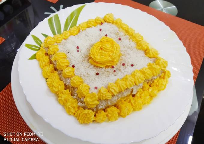 Recipe of Quick Eggless vanila cake