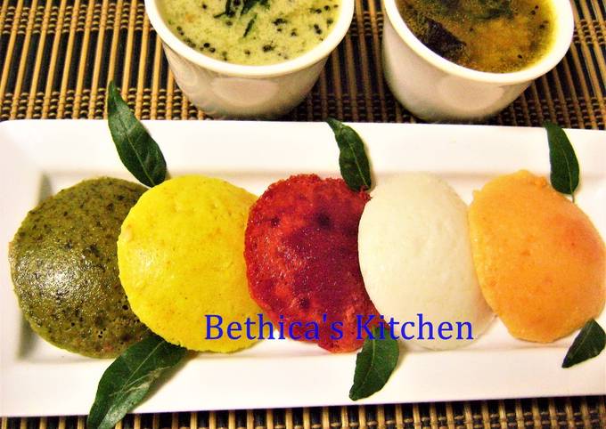 Yummy Colourful Idlis