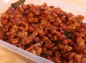 Foto resep ✅️ Orek Kering Tempe Kacang Pedas Manis