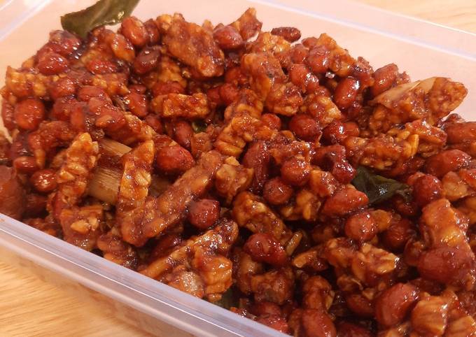 Resep ️ Orek Kering Tempe Kacang Pedas Manis Oleh Bani Ummu Musa Cookpad