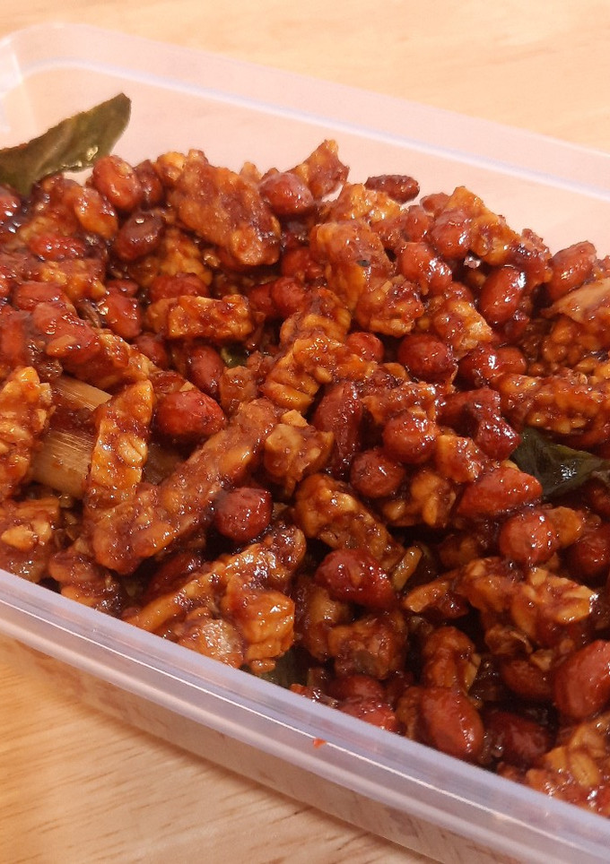 Foto resep ✅️ Orek Kering Tempe Kacang Pedas Manis