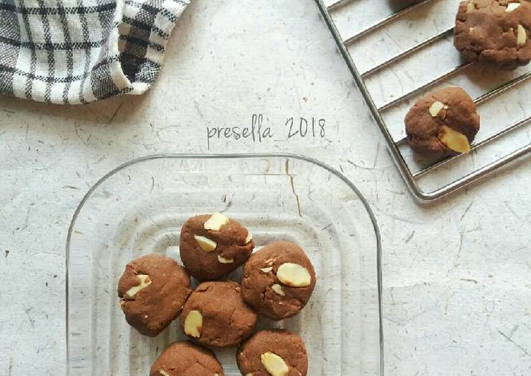 Cookies coklat almond gluten free #maree