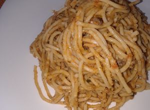 Foto de Macarrão com atum